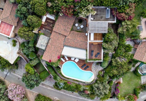 Vista aerea della proprietà - Villa Ananda