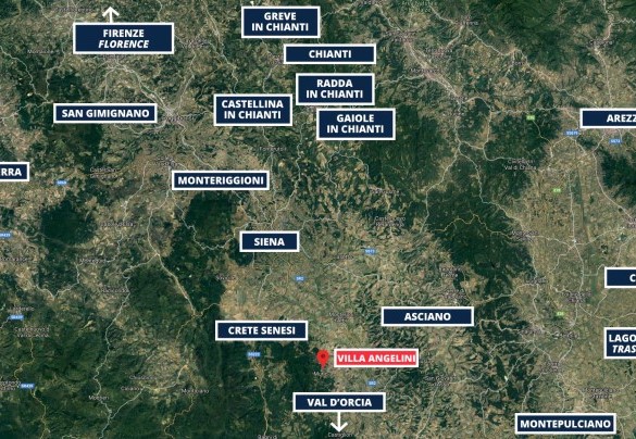 Mappa geografica - Villa Angelini