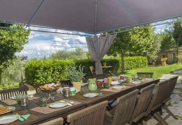 La panoramica zona pranzo- Villa Angelini