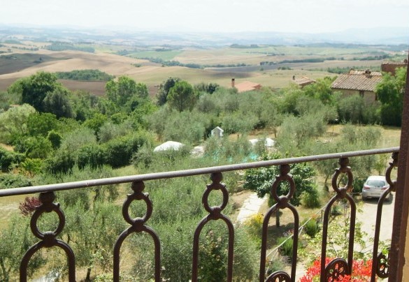 La vista meravigliosa dal balcone del terzo piano- Villa Angelini