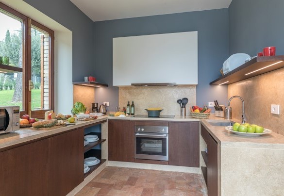 La bella cucina in muratura - Villa Anna Elisa  