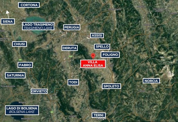 Villa Anna Elisa - Mappa