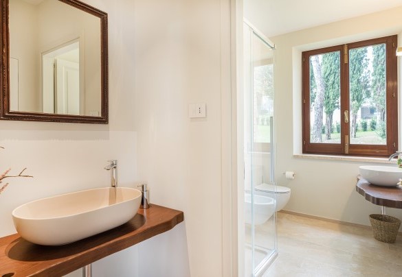 Bagno n.1 con doccia al piano terra - Villa Anna Elisa