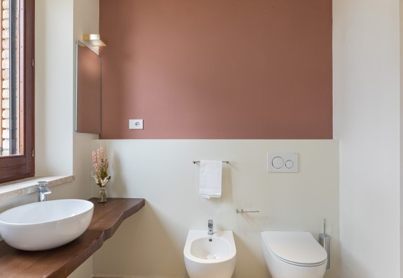 Bagno con doccia e cromoterapia n.2 en-suite alla camera n.2  - Villa Anna Elisa 
