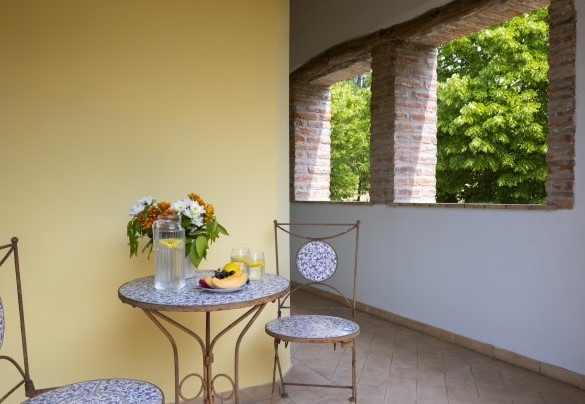 La terrazza al primo piano - Villa Aperolli