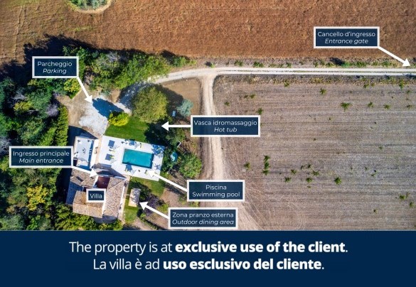 Villa Ardente - Property plan