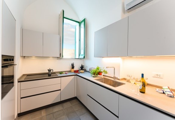 Kitchen on the lower ground floor - Villa Aristula