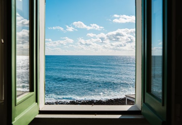 Panoramic view from bedroom no. 5 - Villa Aristula