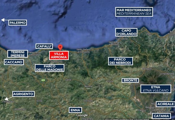 Villa Armonia - Map