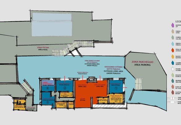 Villa Armonia - Property Plan