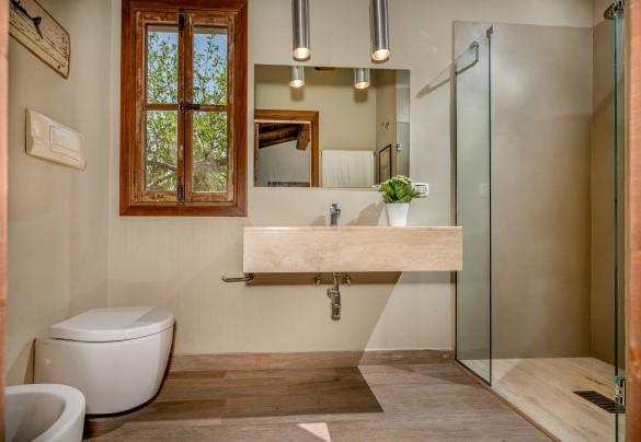Bagno en suite con doccia n.3 – Villa Ashram