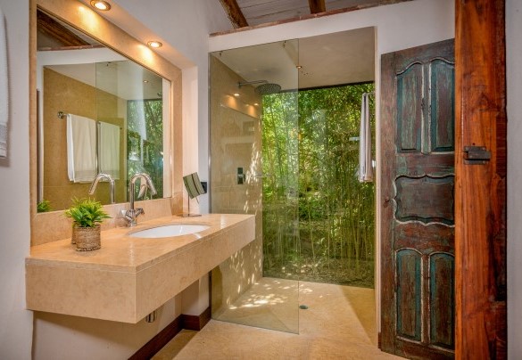 Bagno en suite con doccia n.2 – Villa Ashram