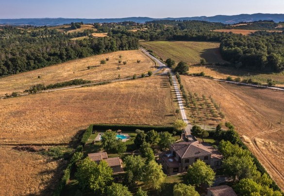 La proprietà vista dall'alto - Villa Augusto 