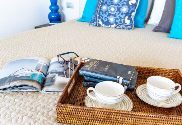 La camera da letto matrimoniale con bagno en-suite - Villa Aura