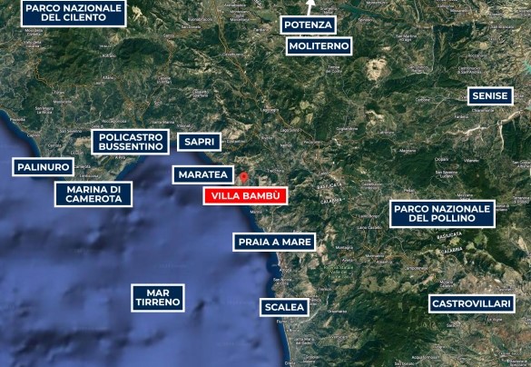Villa Bambù - Map