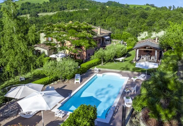 Veduta generale della villa e del parco – Villa Banci 