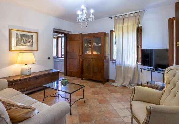 Zona relax al primo piano della villa – Villa Banci