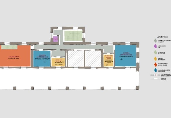 Villa Barchessa Panigai - First Floor