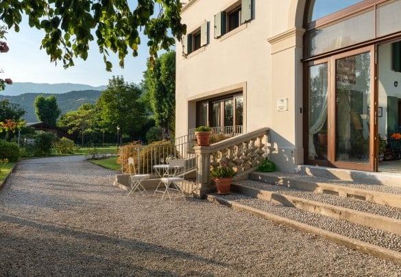 Un dettaglio dell'elegante stile architettonico della villa - Villa Barchessa Panigai