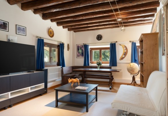 La zona relax al primo piano – Villa Barchessa Panigai