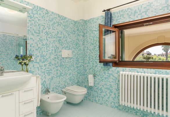 Bagno con doccia al primo piano - Villa Barchessa Panigai