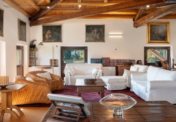 Zona lettura al secondo piano - Villa Barchessa Panigai
