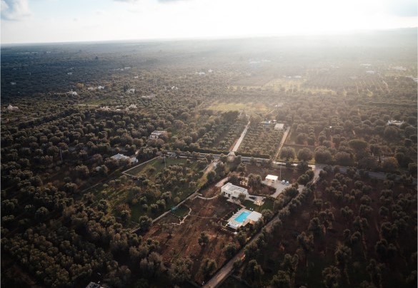 Aerial view of the property- Villa Belkis