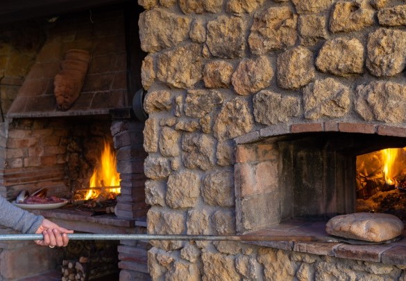 bbq in muratura e forno a legna - Villa Beltramonto