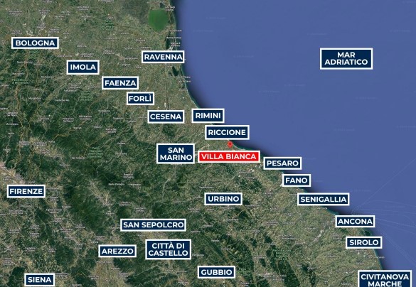 Villa Bianca - Map