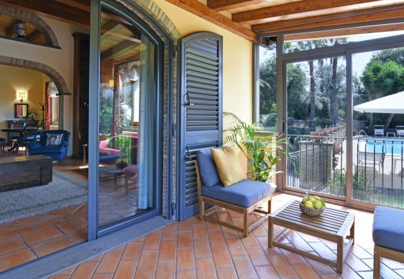 La verandah coperta - Villa Biddizza