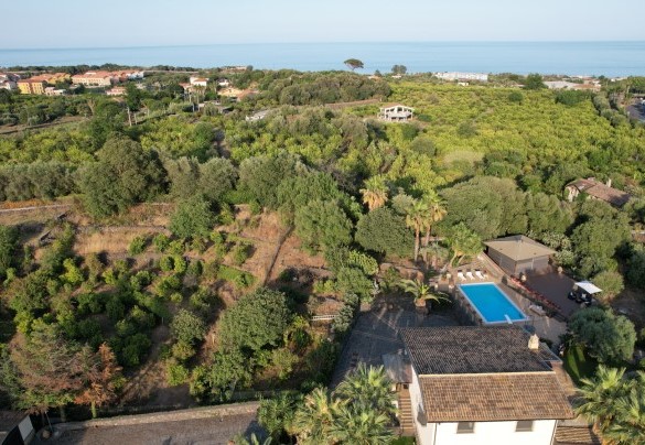 Veduta aerea della villa - Villa Biddizza