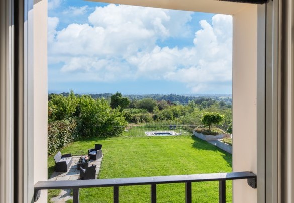 The beautiful view from the bedroom - Villa Boemia