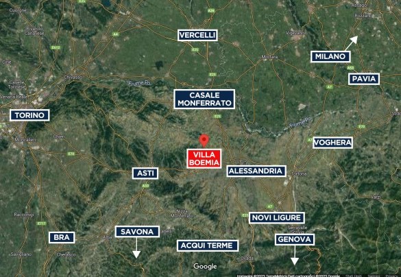 Villa Boemia - Map