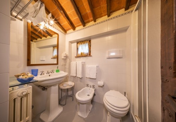 Bagno en suite con doccia n.10 - Villa Borgo San Pietro 