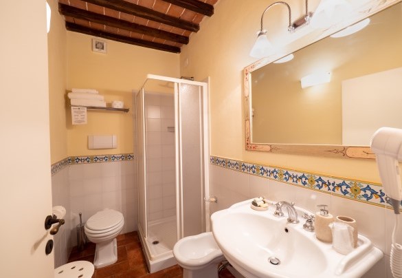 Bagno en suite con doccia n.12 - Villa Borgo San Pietro 