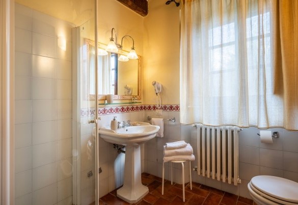 Bagno en suite con doccia n.14 - Villa Borgo San Pietro 