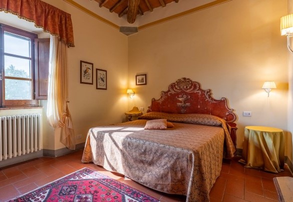 Camera matrimoniale (letto divisibile) n.4 al primo piano - Villa Borgo San Pietro 