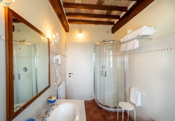 Bagno con doccia n.16 - Villa Borgo San Pietro 