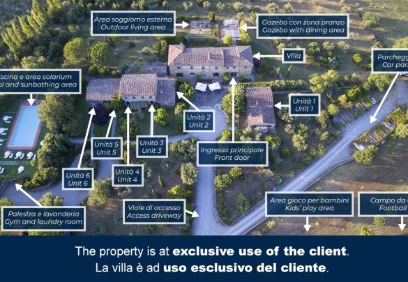 Property Plan - Villa Borgo San Pietro