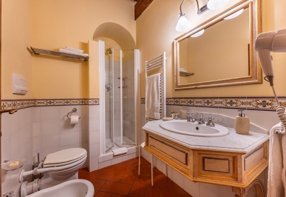 Bagno en suite con doccia n.3 - Villa Borgo San Pietro 