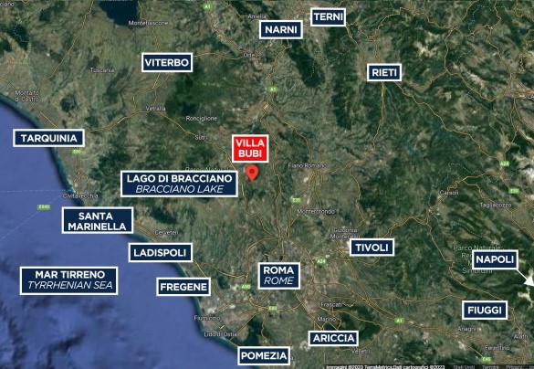 Villa Bubi - Map