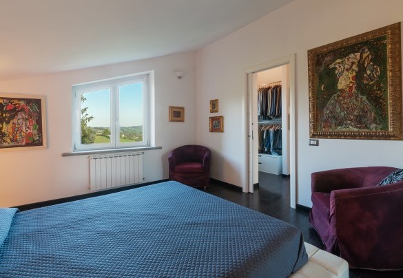 Double bedroom n.5 with en suite bathroom, on the first floor - Villa Bubi