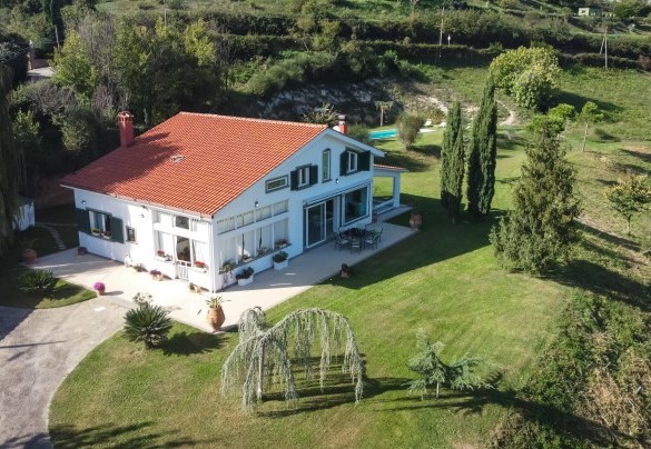 The villa surrounded by greenery is a twenty minute drive from Rome - Villa Bubi
