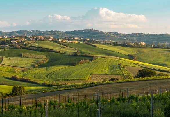 Especially at sunset, you can appreciate the charming villages that embrace the farmhouse's landscape - Villa California