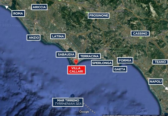 Villa Callari - Map