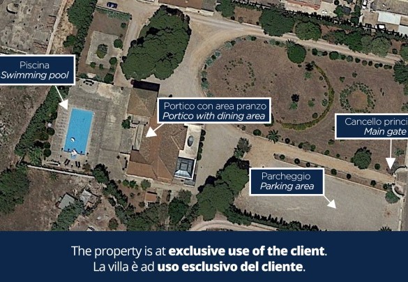 Villa Capozza. Property Layout