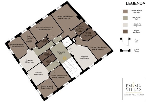 Villa Cappelletti - First Floor