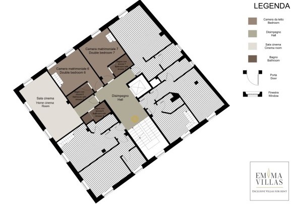 Villa Cappelletti - Secondo piano 