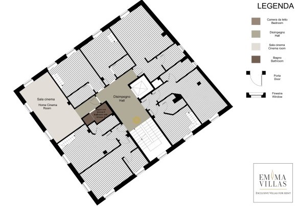 Villa Cappelletti - Second Floor