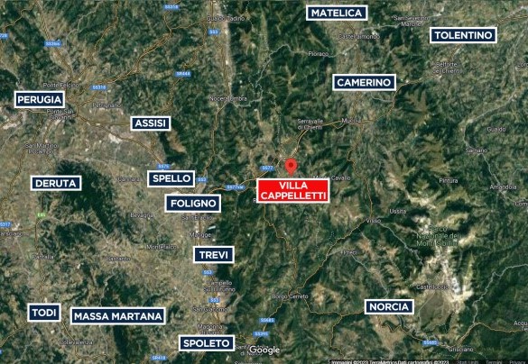 Villa Cappelletti - Map